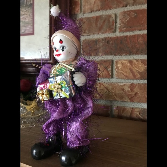 Rare Vintage Porcelain Birthday Collector Clown - Picture 4 of 9